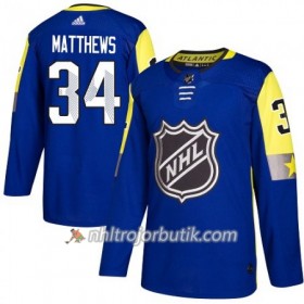 Toronto Maple Leafs Tröja Auston Matthews 34 2018 NHL All-Star Atlantic Division Adidas Royal Blå Authentic